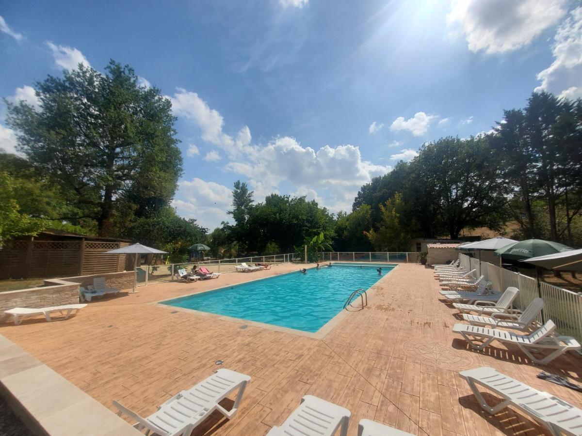 Camping Nature Le Valenty Mobil-Home-Dordogne Panoramique Clim Piscine Soturac Luaran gambar