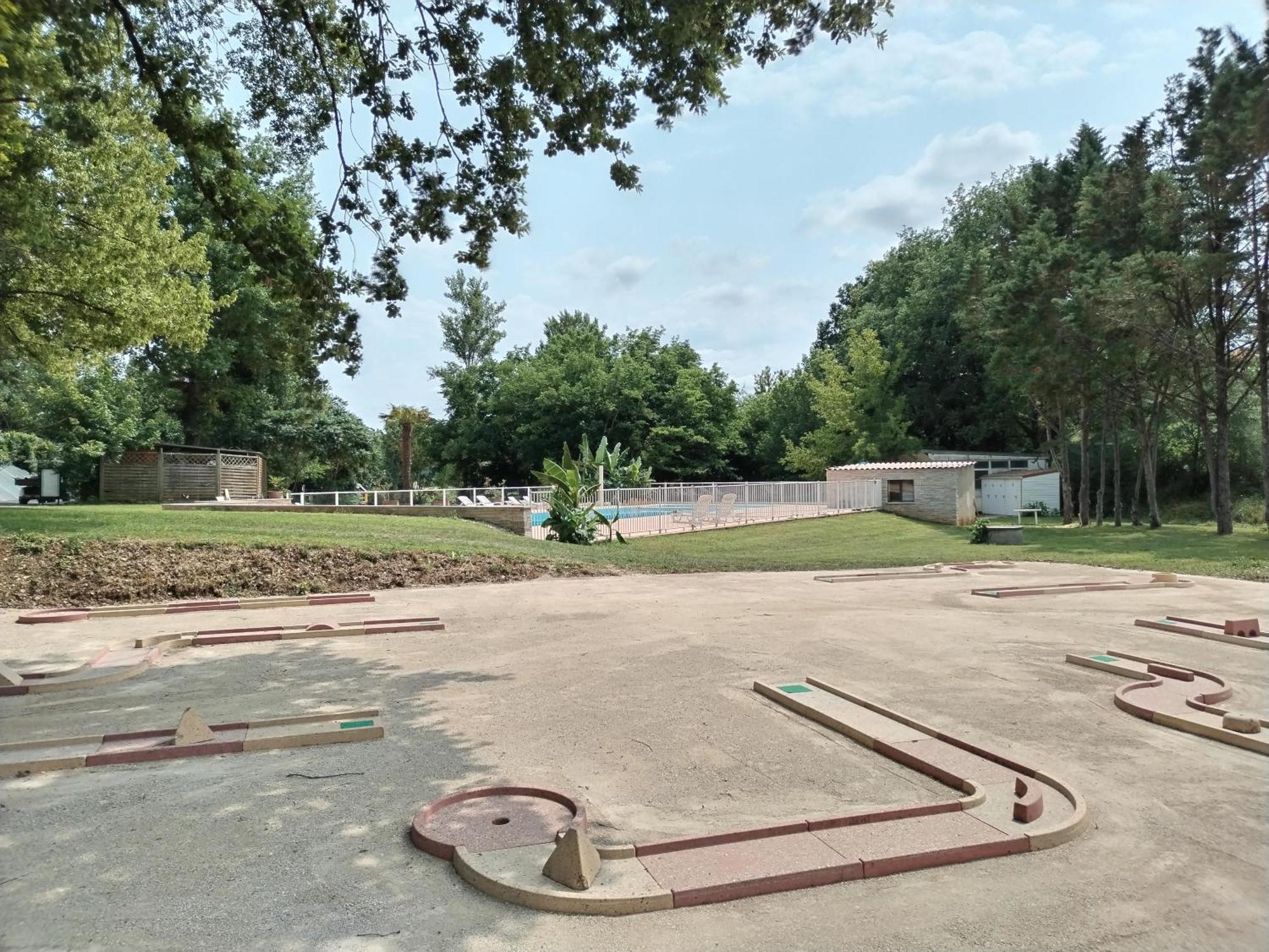 Camping Nature Le Valenty Mobil-Home-Dordogne Panoramique Clim Piscine Soturac Luaran gambar
