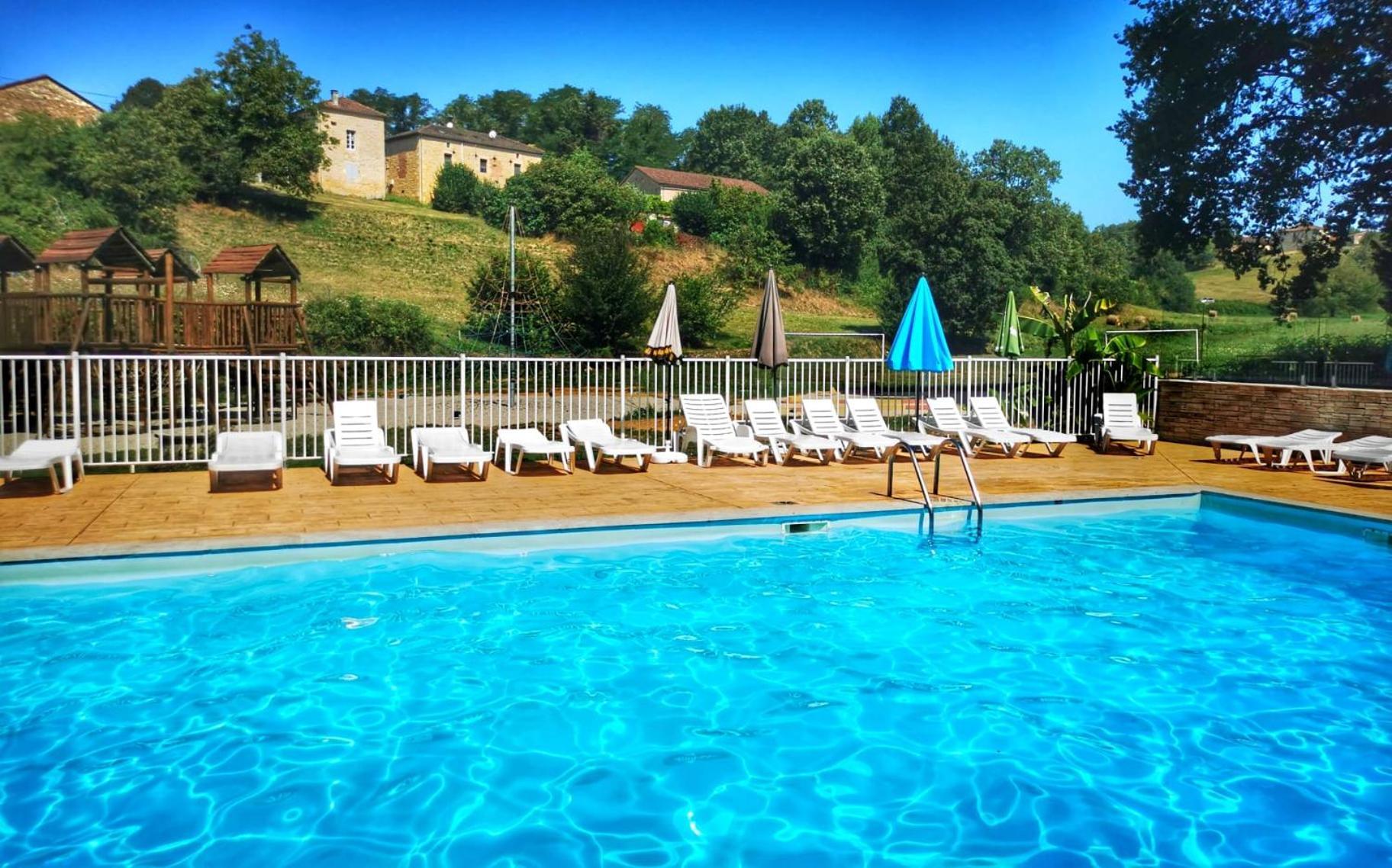 Camping Nature Le Valenty Mobil-Home-Dordogne Panoramique Clim Piscine Soturac Luaran gambar